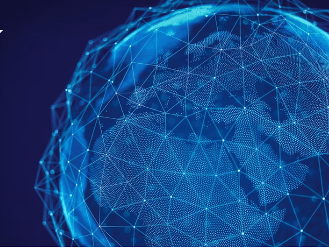 Global market reach illustration.